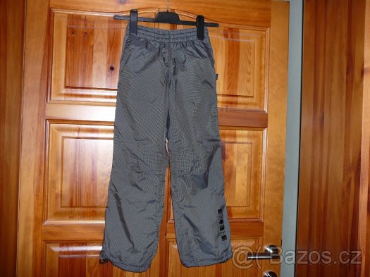 Šusťákové kalhoty SAM podšité, v.134, šedé --Sleva--