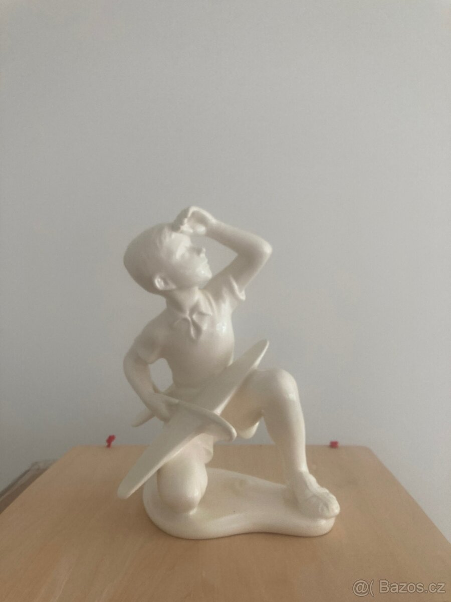 chlapec s letadlem