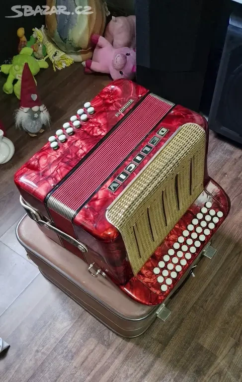 Heligonka harmonika Delicia Favorit ll B -ES-AS,,,