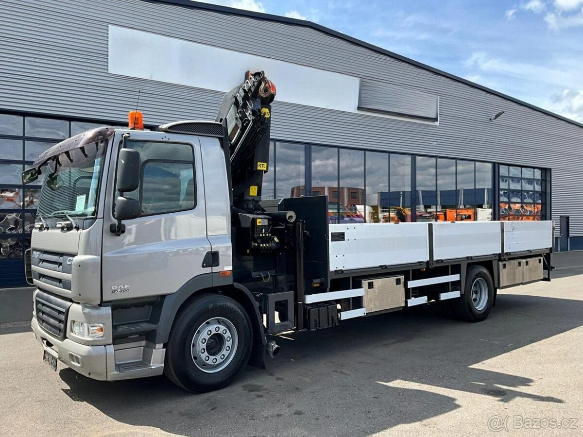 DAF CF85 360 4x2 / valník / Palfinger 20tunmetr