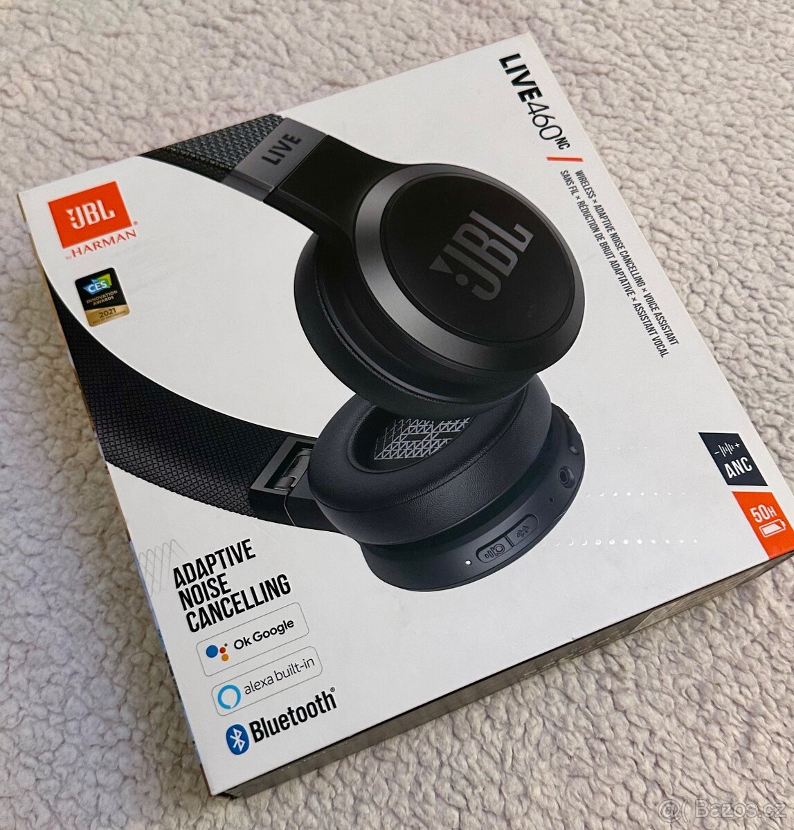 JBL Live 460NC černá
