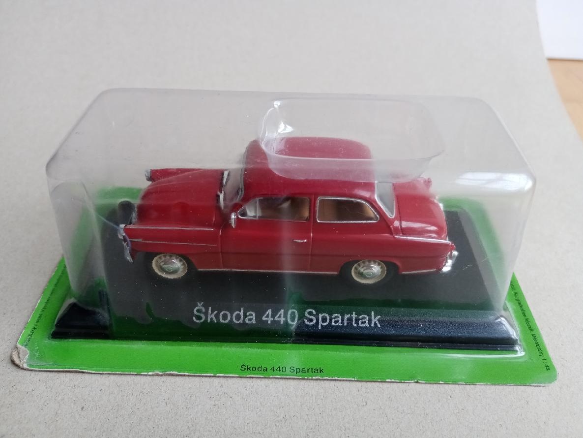 Škoda 440 Spartak DeAgostini, kovový model 1:43