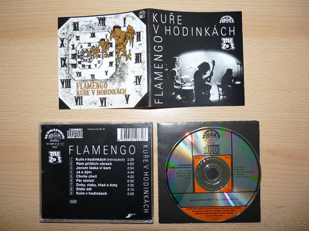 prodám CD FLAMENGO-Kuře v Hodinkách 1972/90 Supraphon RARITA
