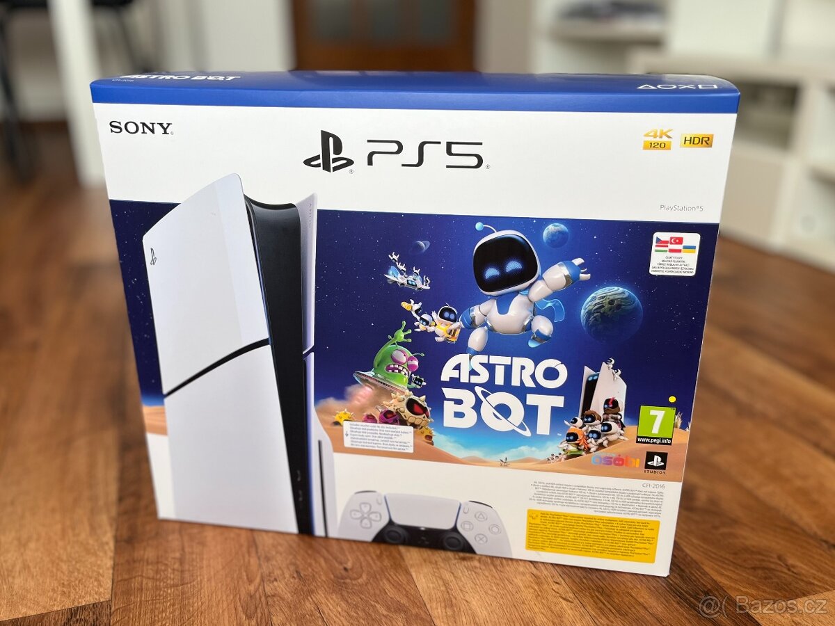 PlayStation 5 (SLIM), 1TB, bílá, Astrobot (NOVÁ)
