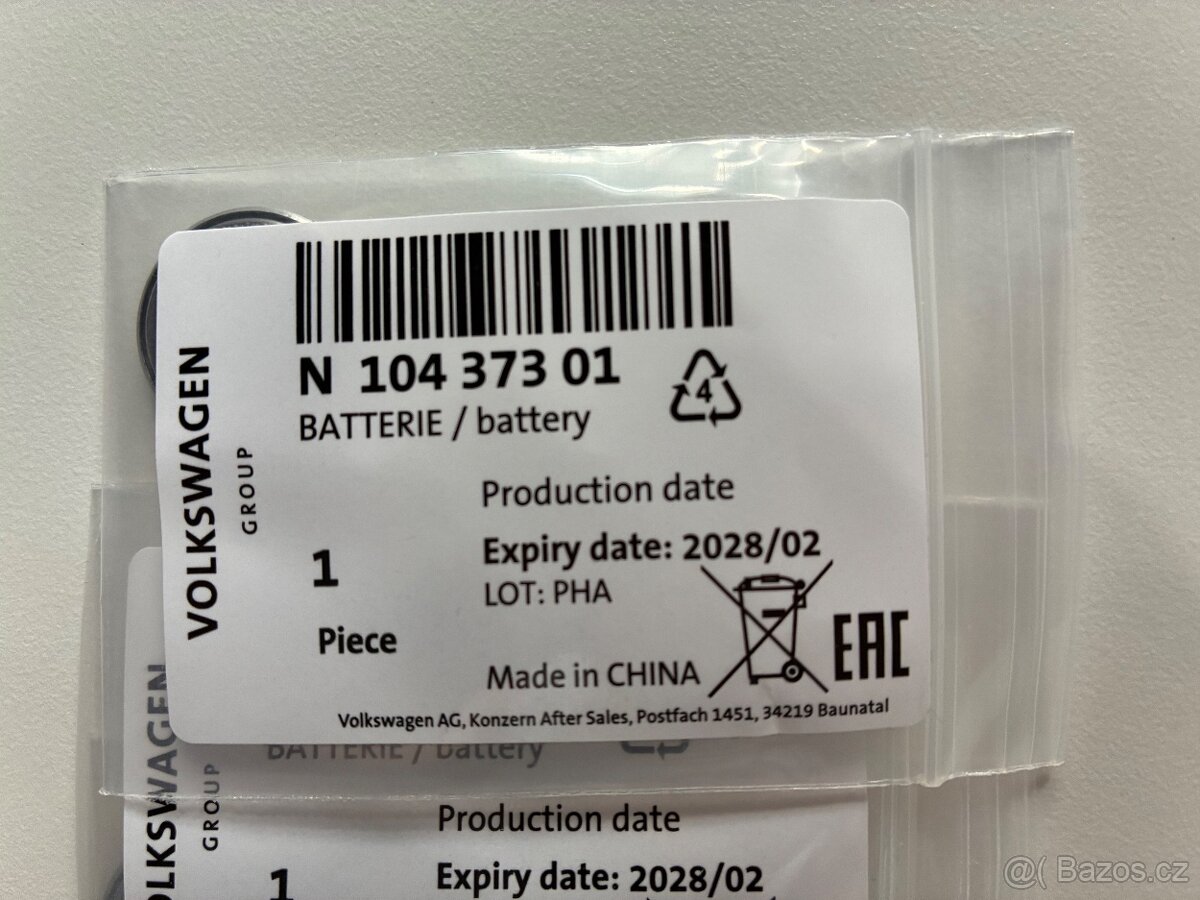 Baterie CR2025