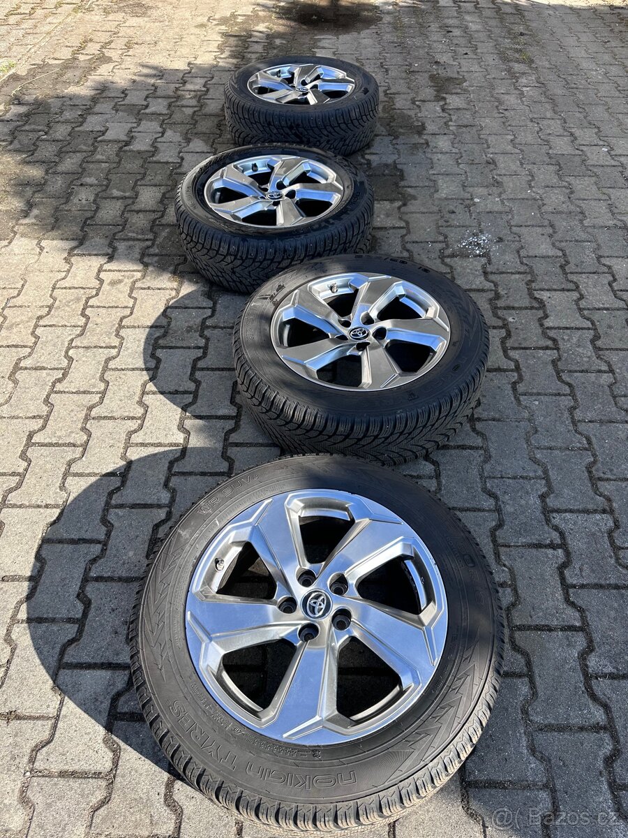 Prodám originál kola 225/65 R18 Toyota Rav 4 (exekutiv)