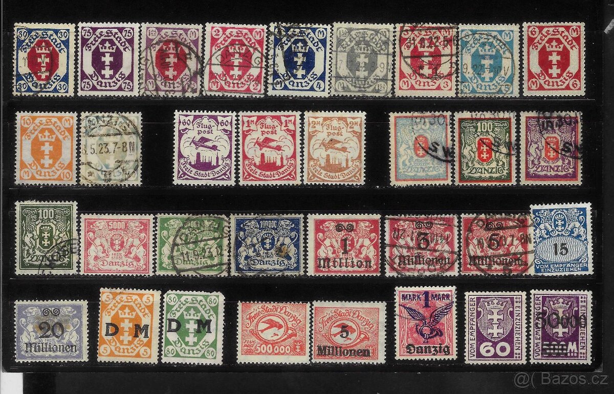 známky Deutsches Reich - Danzig (Gdaňsk) 2)