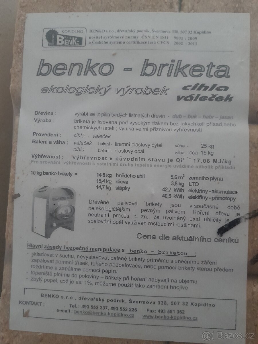 Brikety Benko