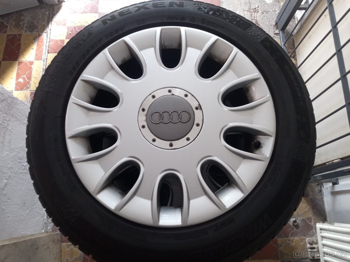 Zimní 235/55 R17 s ALU Audi 8Jx17 ET43