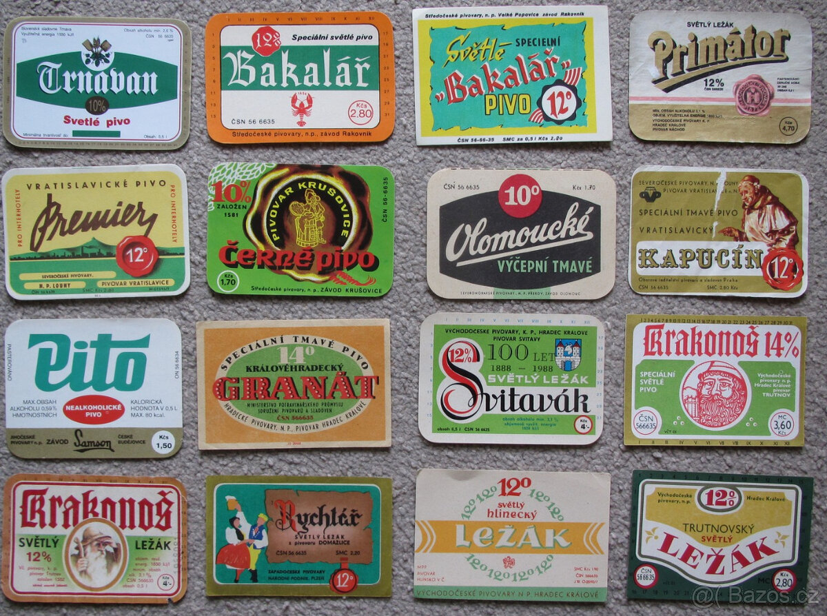 pivní etikety