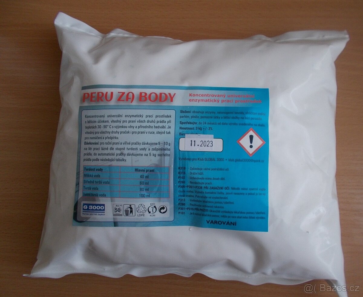 Vynikají prášek na praní