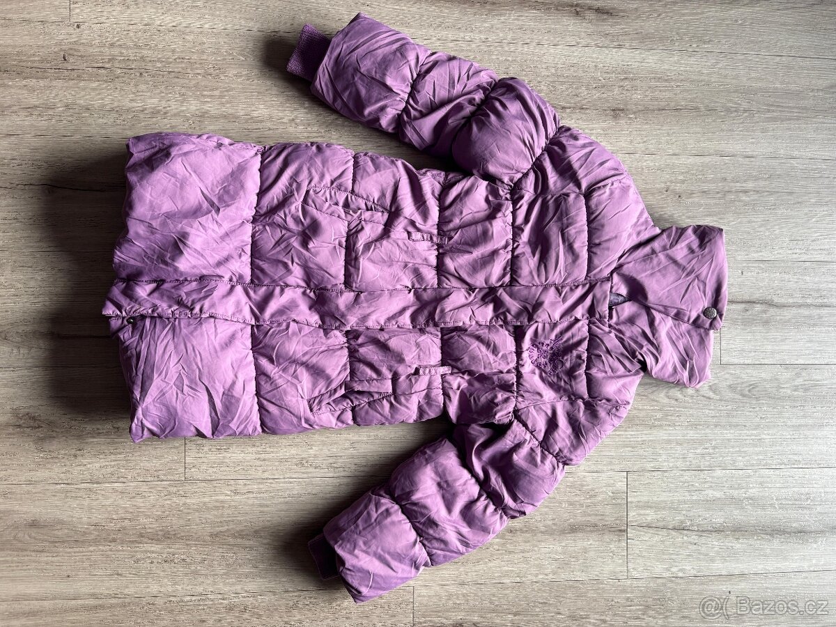 Dívčí zimní bunda velikost 128