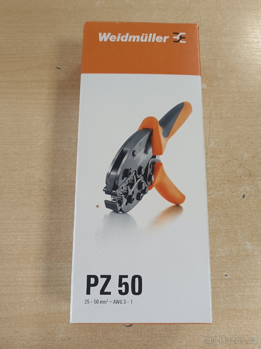 Prodám krimpovací kleště WEIDMÜLLER PZ 50 NOVÉ