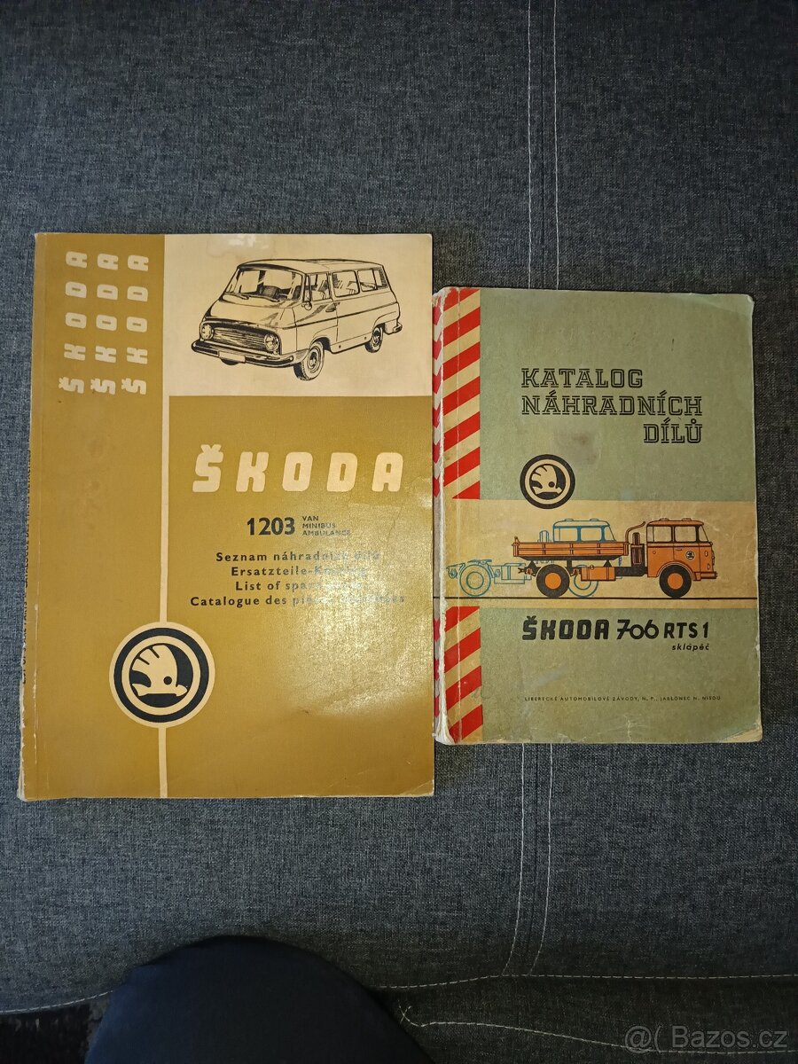 Literatura k veteránům Praga, Tatra, Škoda RT, ČZ prase