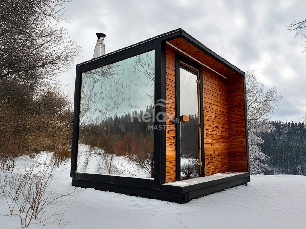 Modul Sauna 240×250 – Termo dřevo