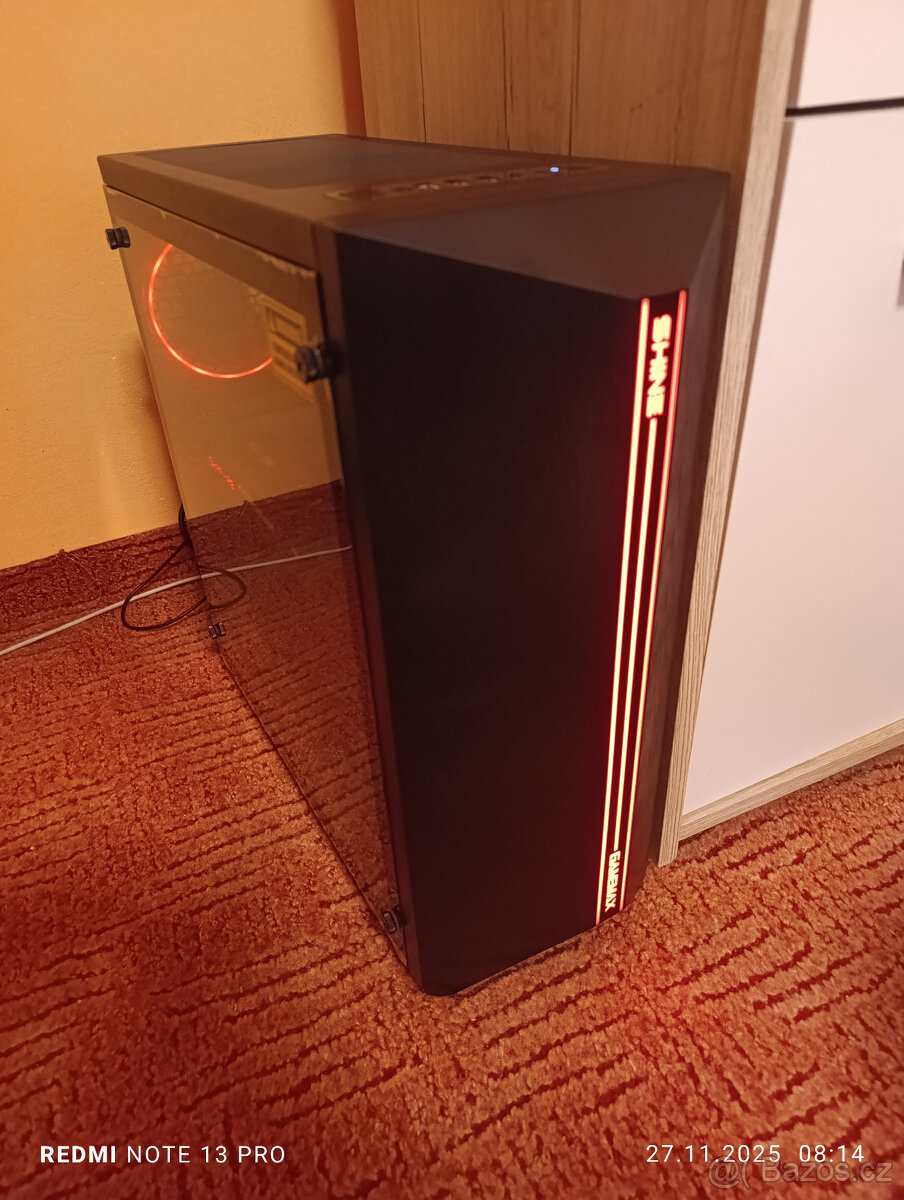 Herní PC - RYZEN 5, 16GB RAM, SSD+HDD, 5600XT, WIN11