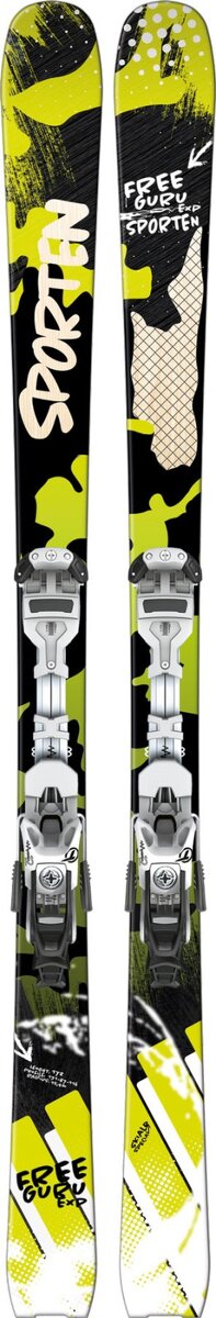 Skialpové lyže Sporten Free Guru EXP + vázání + pásy