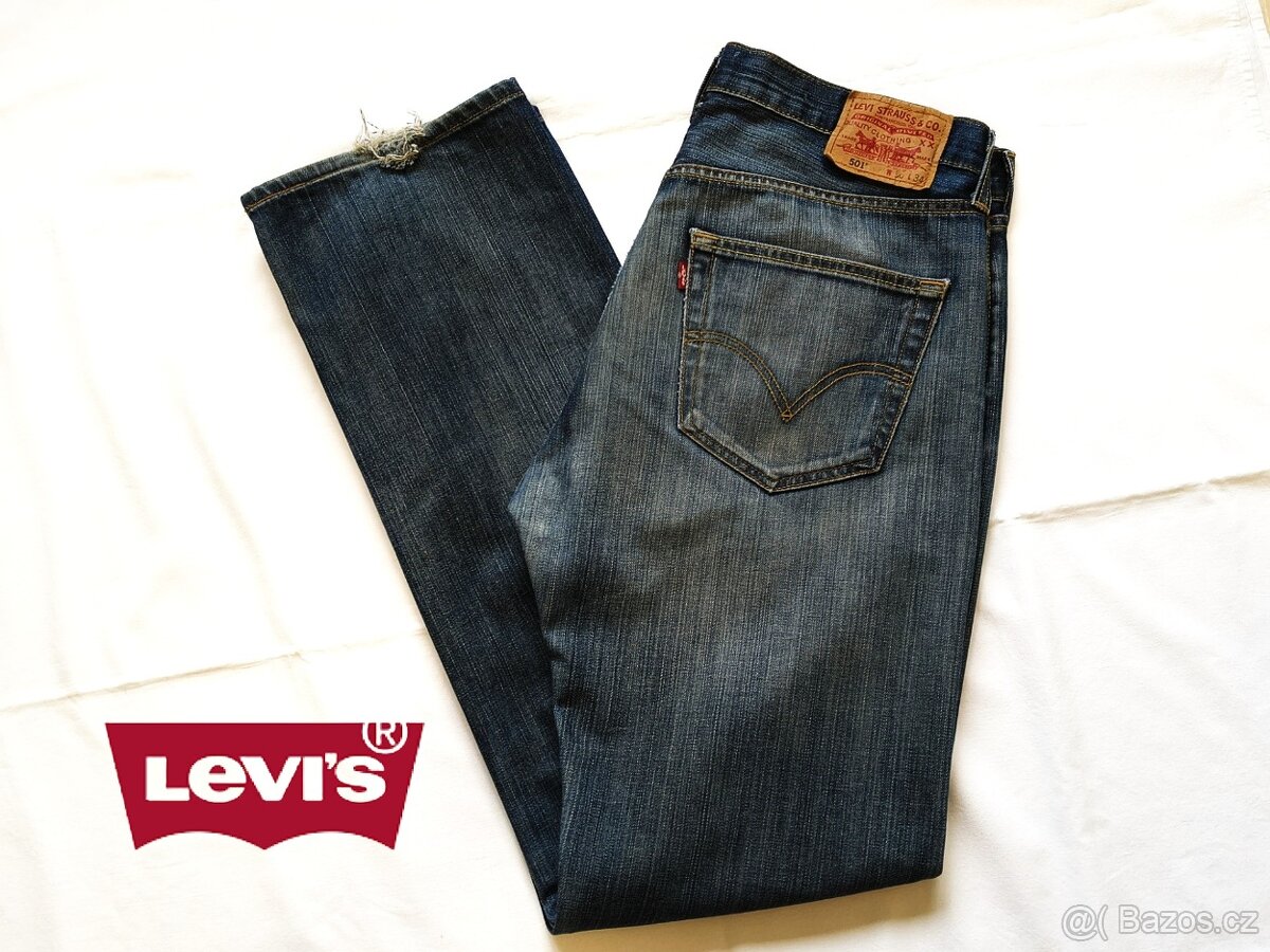 Pánské džíny - LEVIS® 501, vel. 36 x 34