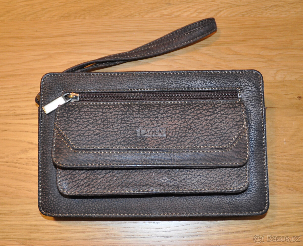 Kožená taška na doklady