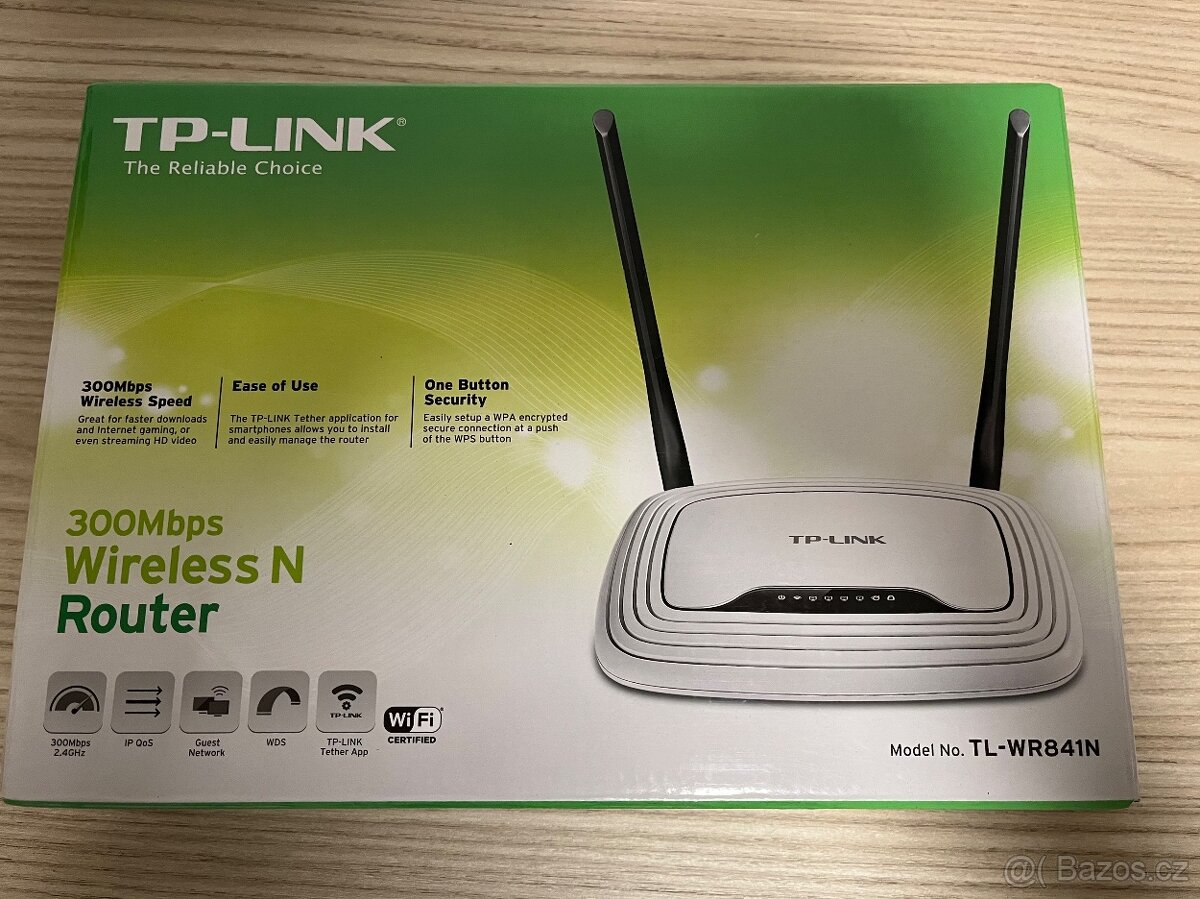 Domácí router na wifi / internet TP-Link TL-WR841N
