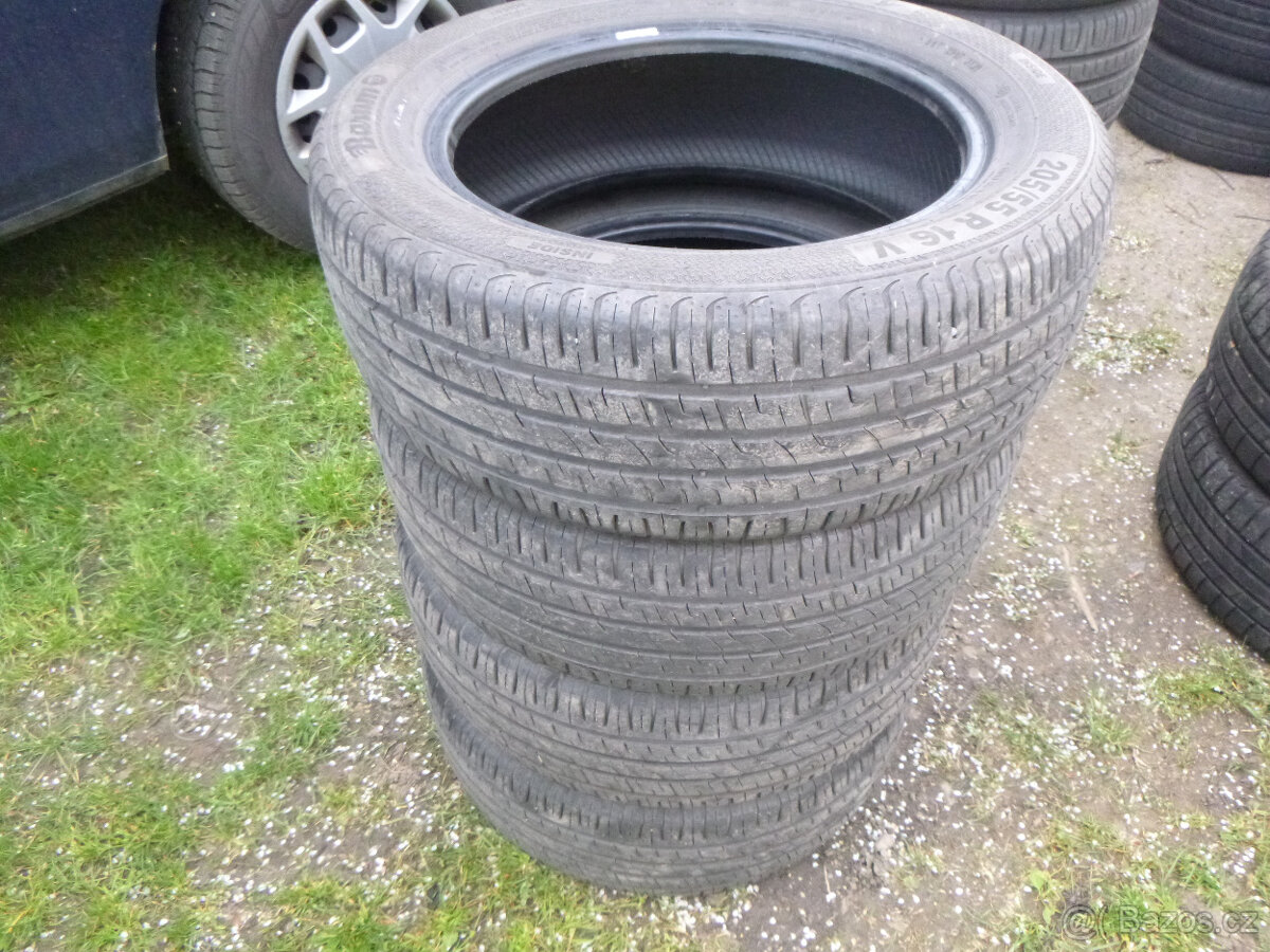 4x letní pneu barum 205/55 r16 (6,5-7,5 mm)