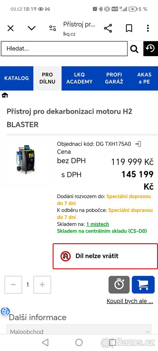 Dekarbonizér H2 Blaster