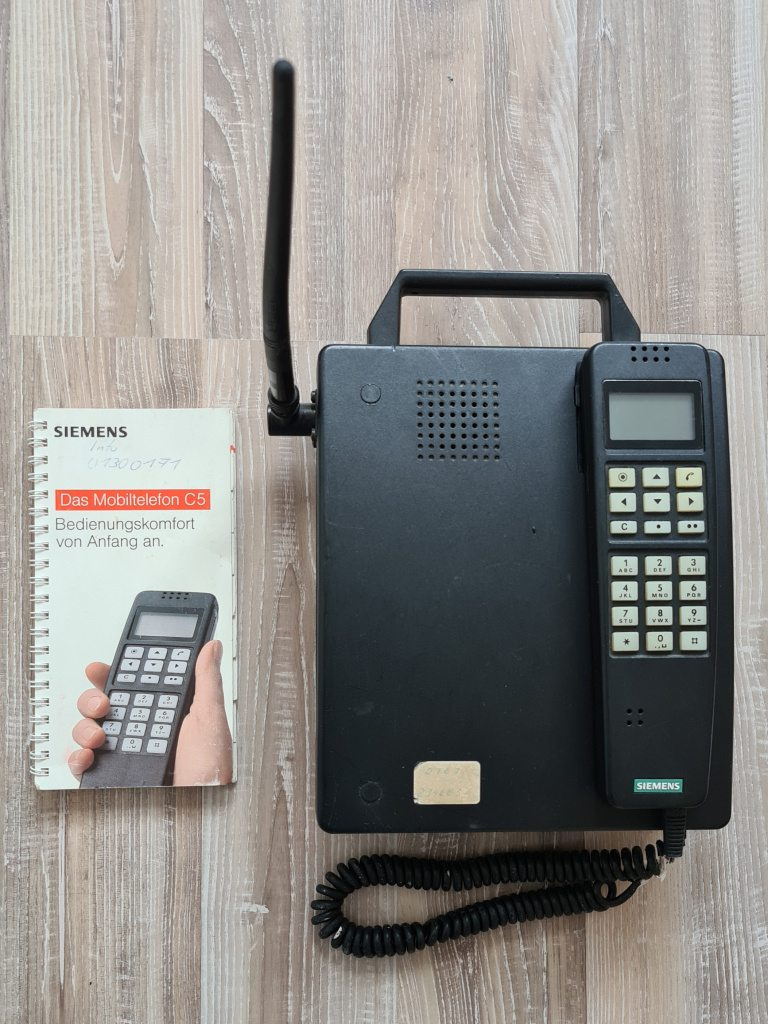 Vzácný Siemens C5 (C-Netz)