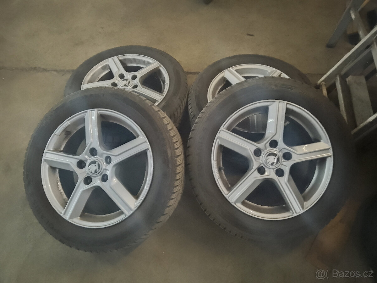Prodám 16" zimní sadu - Pneu Barum Polaris5 a aludisky litá