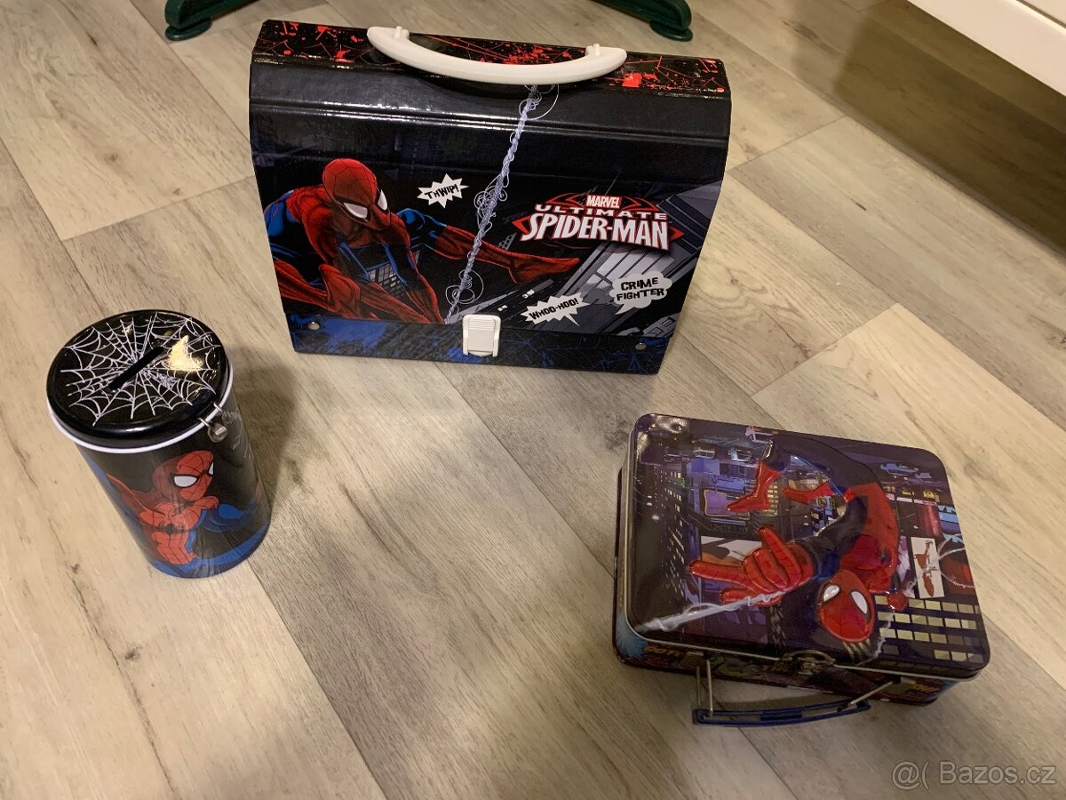 Spiderman 2x kufřík, kasička