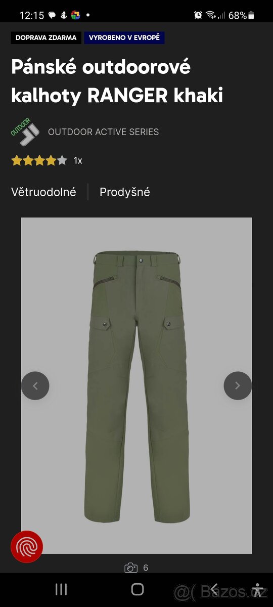 Nové pánské kalhoty Directalpine RANGER XXL
