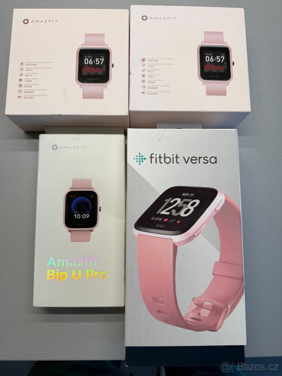 Chytre hodinky Amazfit Bip S a Firbit Versa