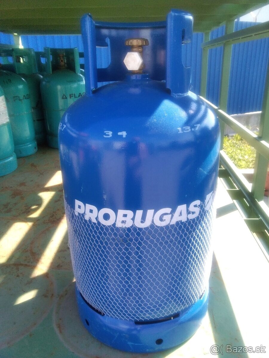 propanbutanová láhev 10kg, 5kg