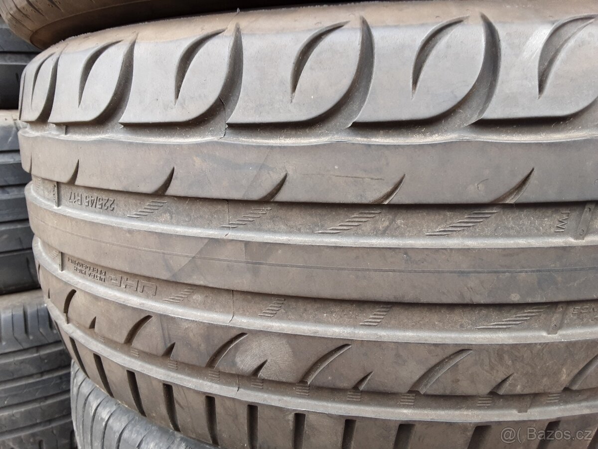 PNEU 225/45/17 a 225/55/17 , 2/4 kusy R17 letní