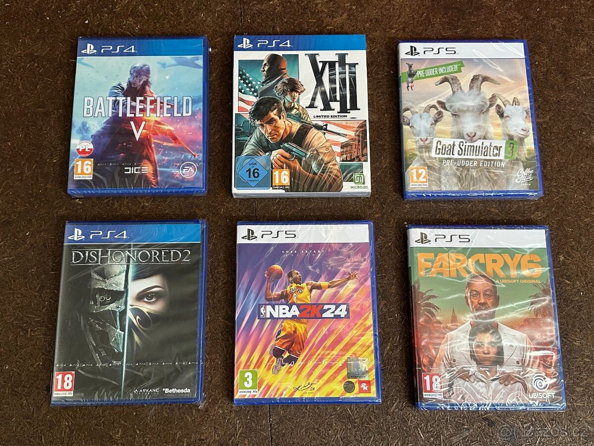 Hry na PS4/PS5 Nerozbalené
