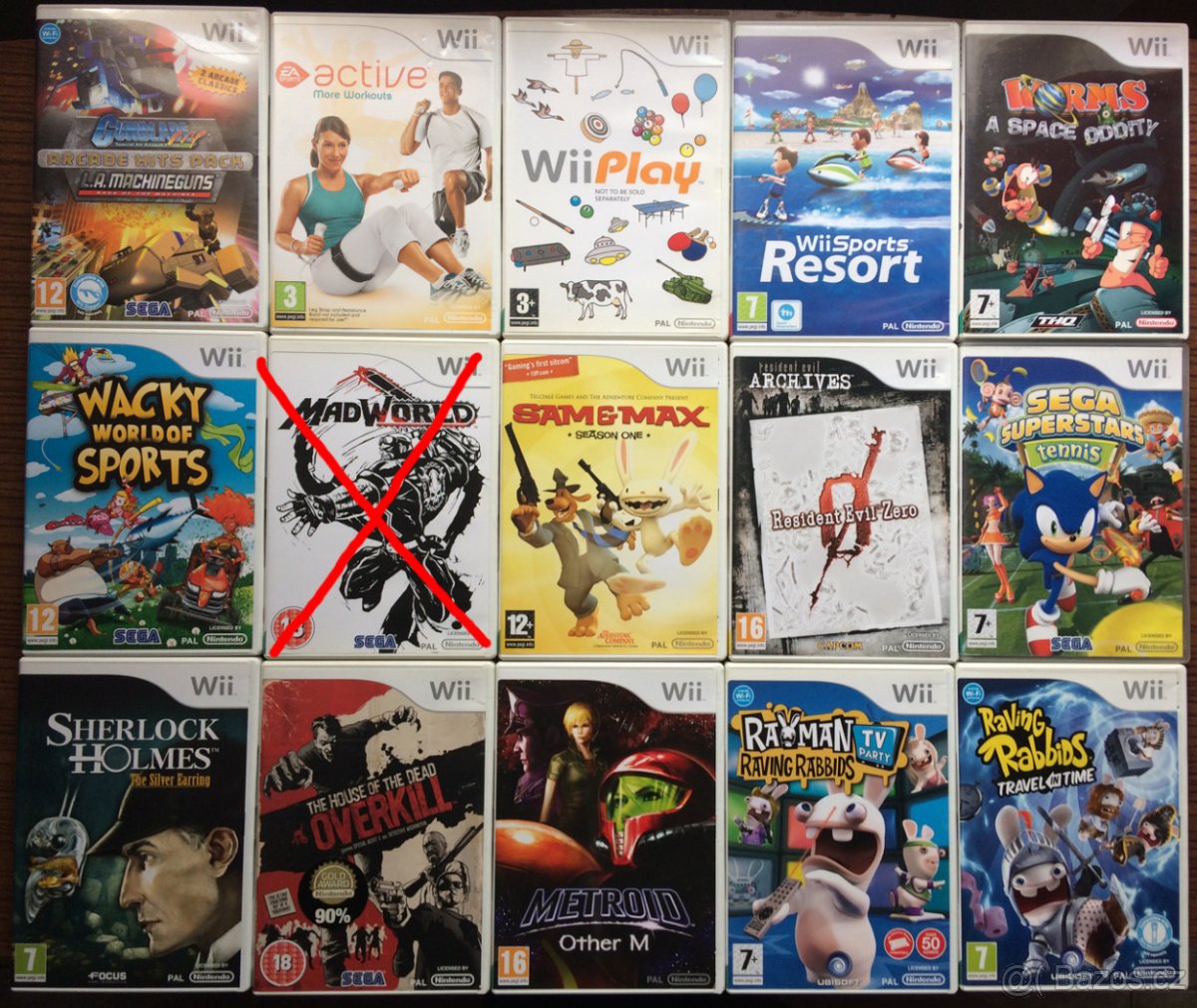 Nintendo Wii Hry Akce 4+1