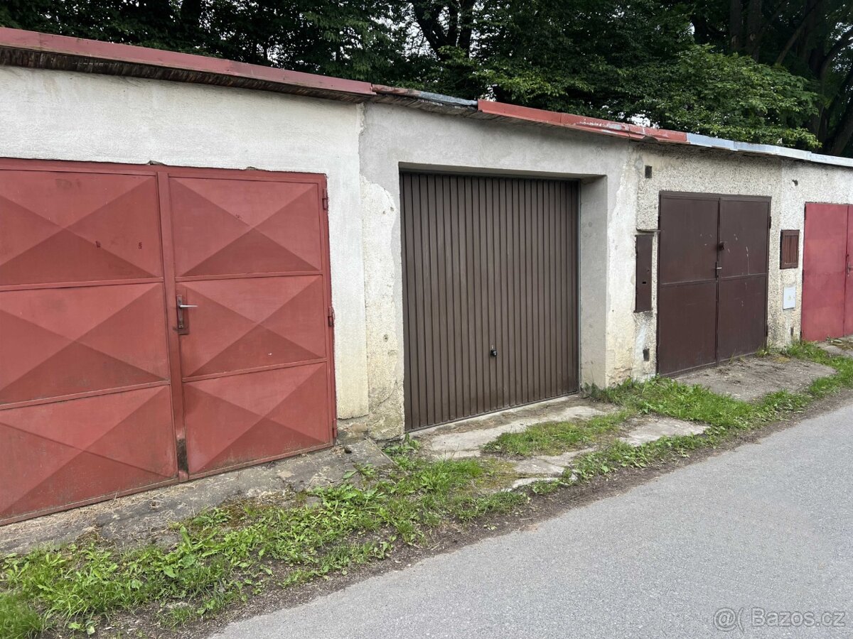 Na prodej řadová garáž Polná, ulice U Jatek