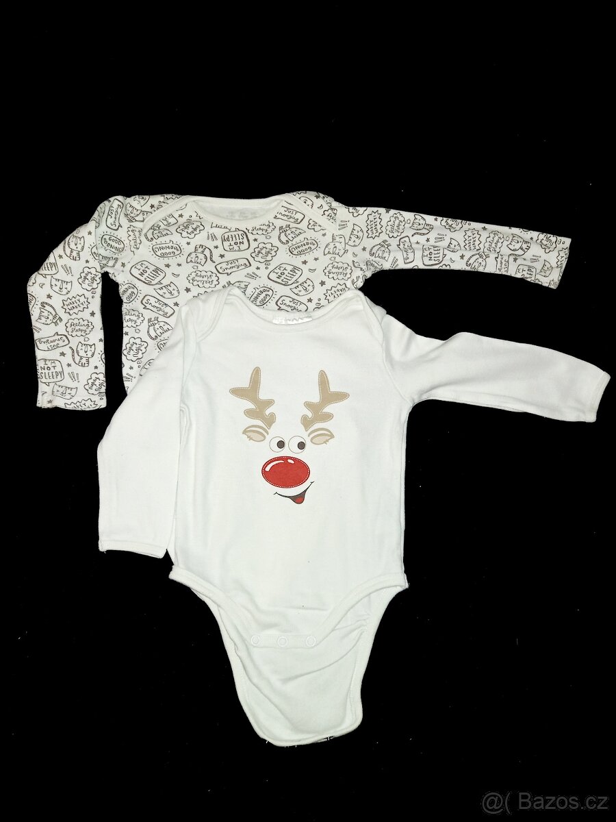 Bavlněné body dlouhý rukáv vel.74