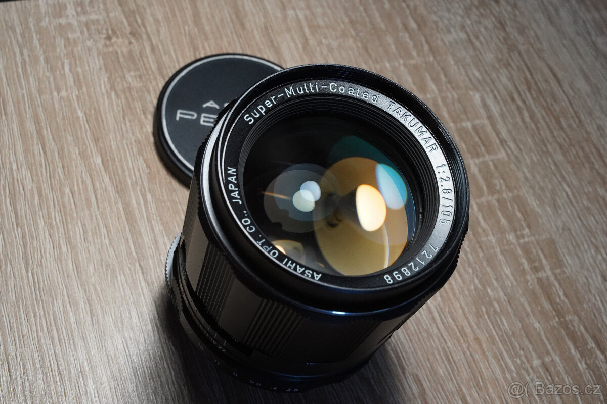 Asahi Pentax Super-Multi-Coated Takumar 105mm f/2.8, m42 záv
