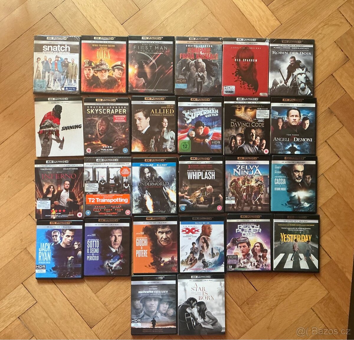 4K blu ray nové
