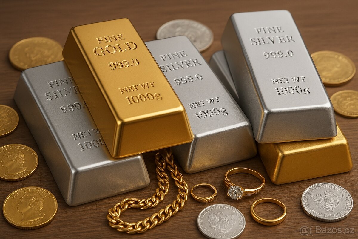 KOUPÍM ZLATO I STŘÍBRO