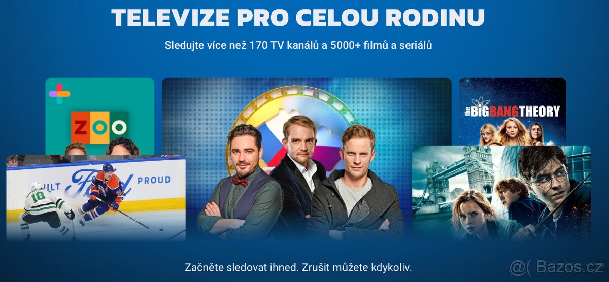 Sledovani TV L na 6 měsíců s Prima+ Light