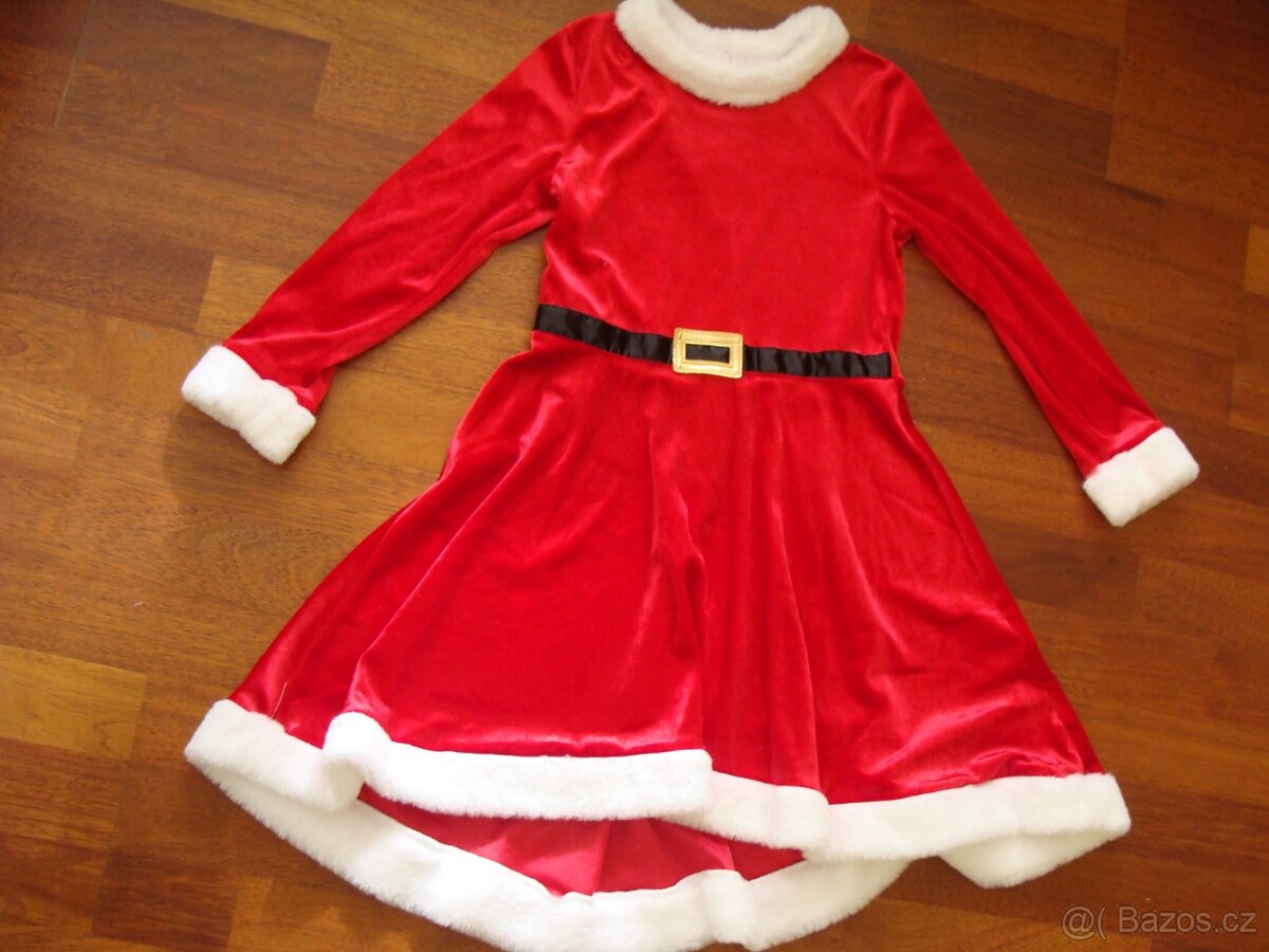 Vánoční šaty, vel.140
