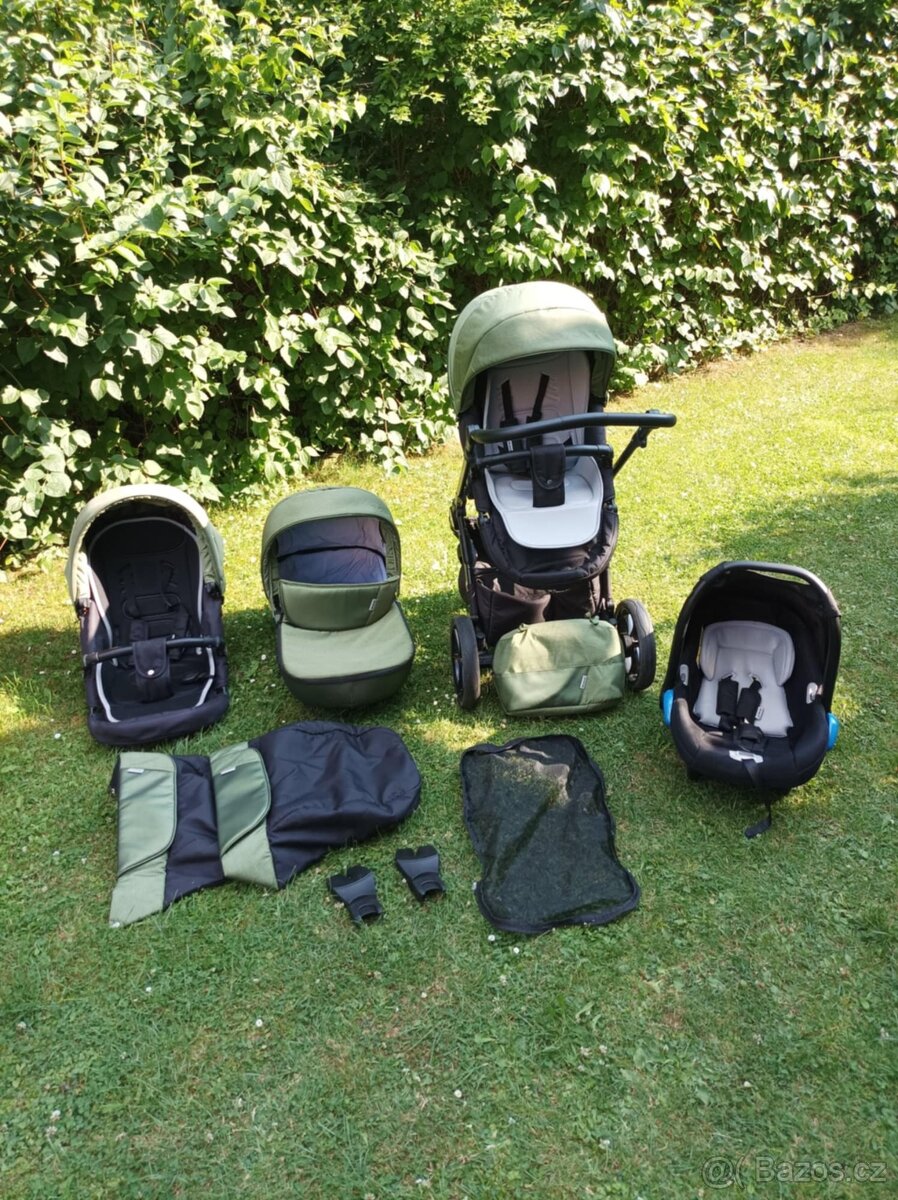 Kočárek RIKO Nesa JUNGLE trojkombinace