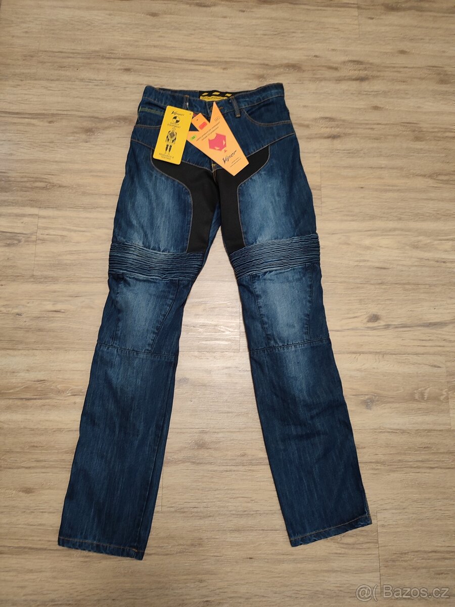 Motocyklové  jeansy Viper - nepoužité vel. 32