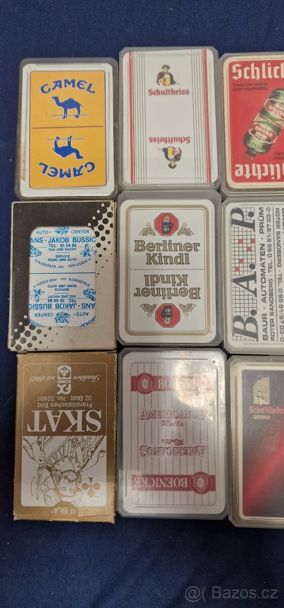 Konvolut hrací karty