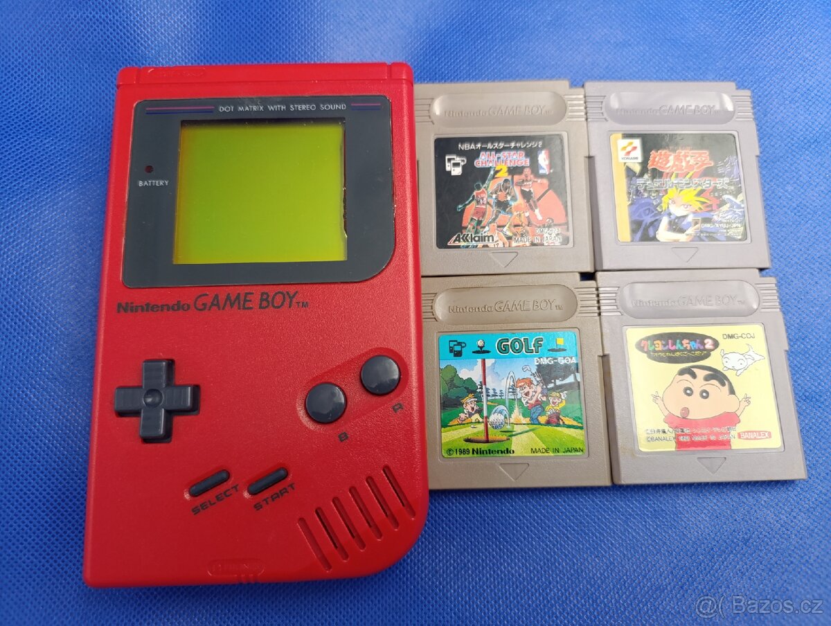 Nintendo Gameboy Red + Hry