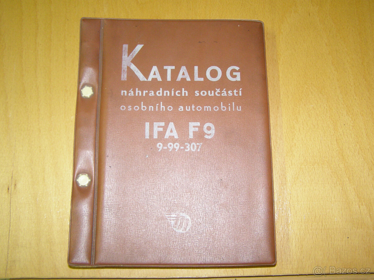 Prodám katalog náhradních dílů IFA F9