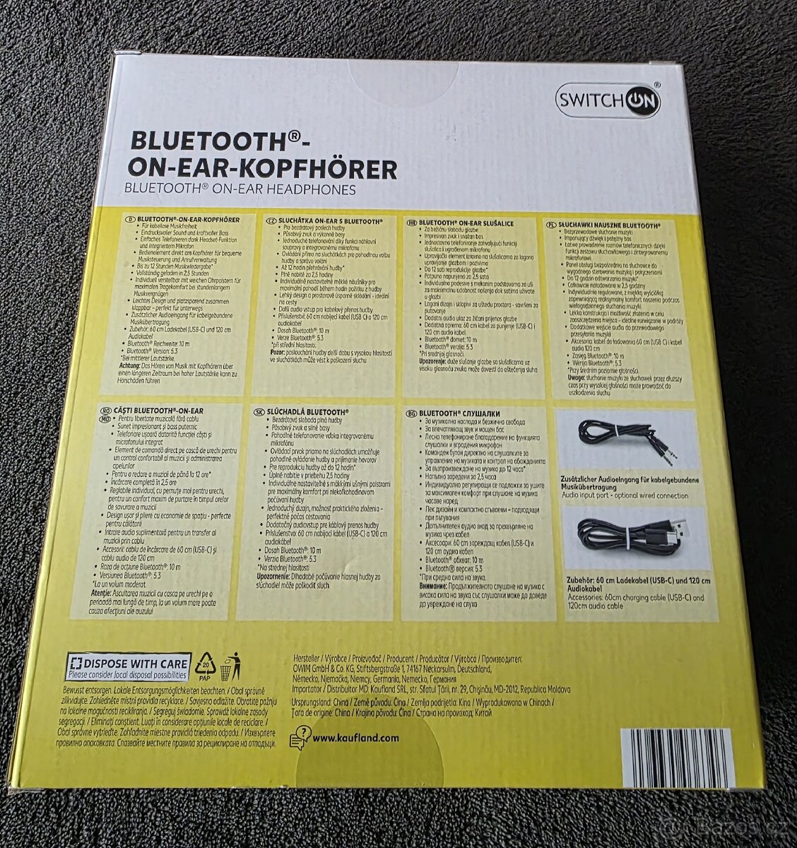 Sluchátka Bluetooth