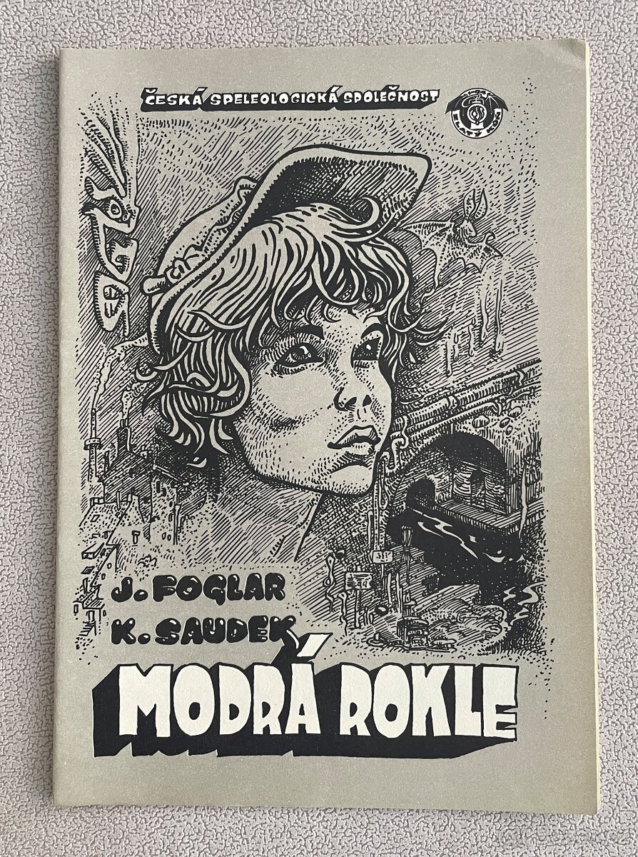 Komix Modrá rokle první vydání r. 1984 (Foglar, Saudek)