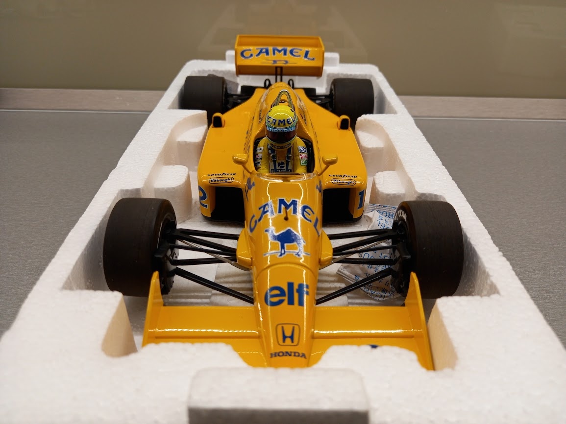 F1 LOTUS HONDA 99T MONACO 1987 AYRTON SENNA MINICHAMPS 1:18